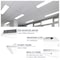 Luxrite 1x4 FT Flat LED Panel Lights 5CCT 3000K-6500K 20/30/40W Up to 5000LM 0-10V 0-10V Dimmable DLC, 2PK LR24295-2PK - alternate 2